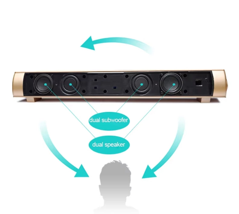 Soundbar LP-S08 Bluetooth Högtalare - Flera färger