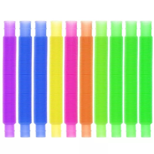 10-Pack - Pop Tube - Fidget Toys - Leksak / Sensory