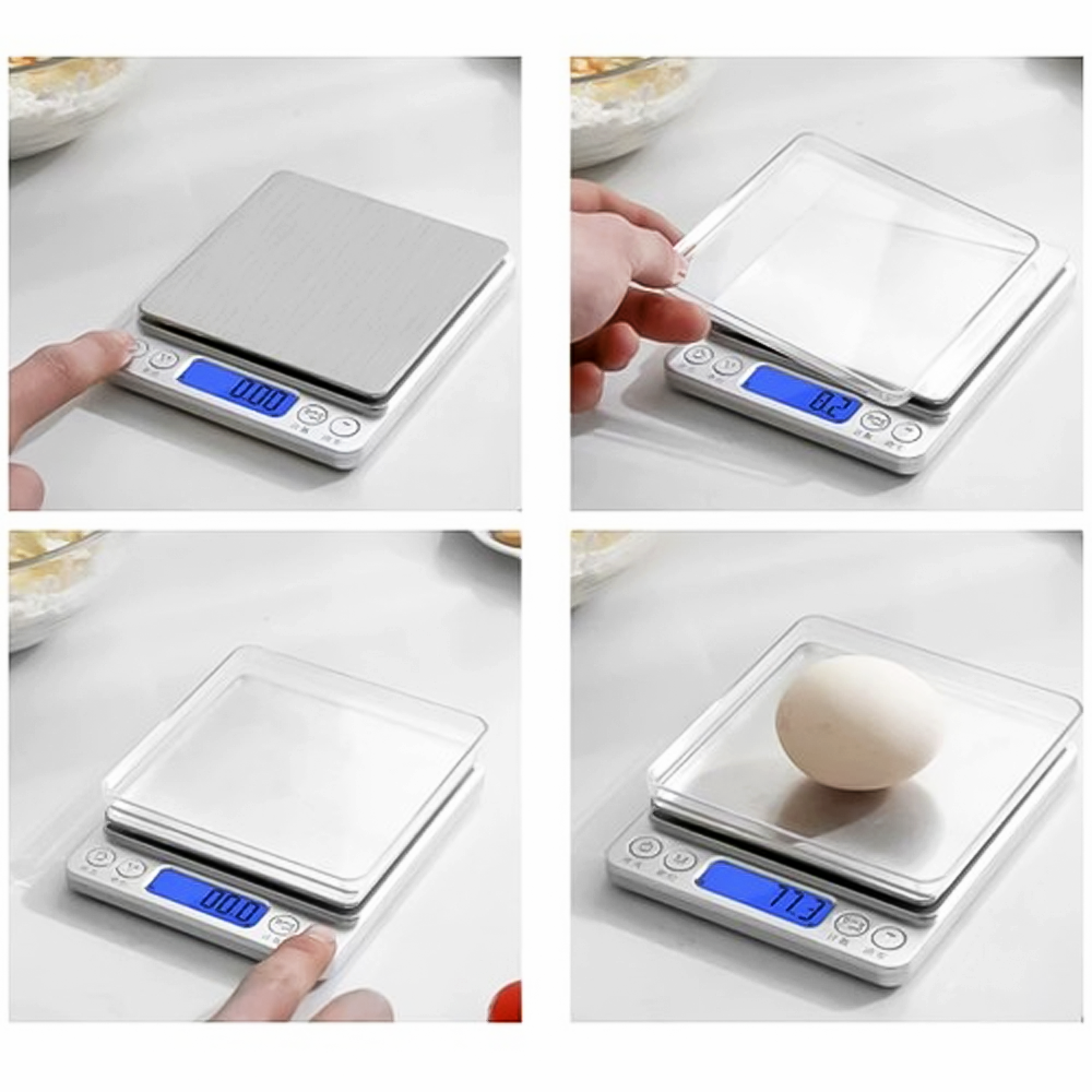 Digital Köksvåg med LCD-display - 0.1g-2kg
