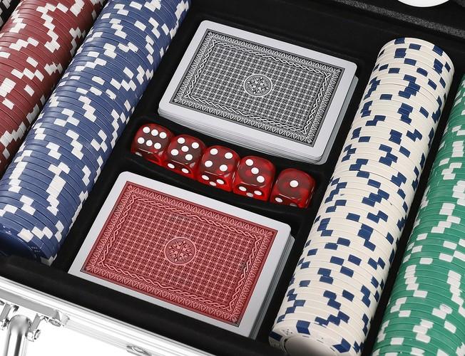 Pokerset med Väska - 300 Marker - Poker - Texas Strong Pokerset