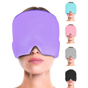 Ögonmask mot Huvudvärk - Gelmask - Svalkande/värmande mask