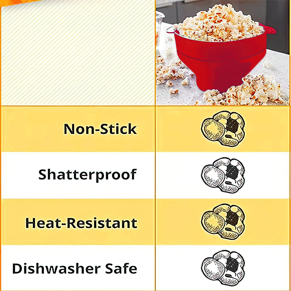 Popcornskål för Mikrovågsugn