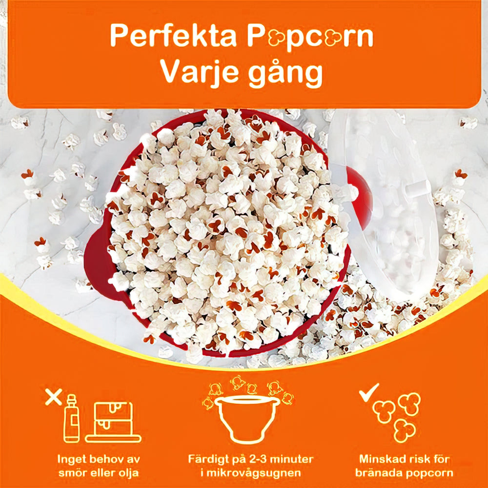 Popcornskål för Mikrovågsugn