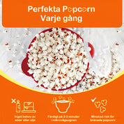 Popcornskål för Mikrovågsugn