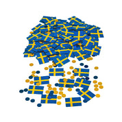 Konfetti Svenska Flaggan - Blå / Gula