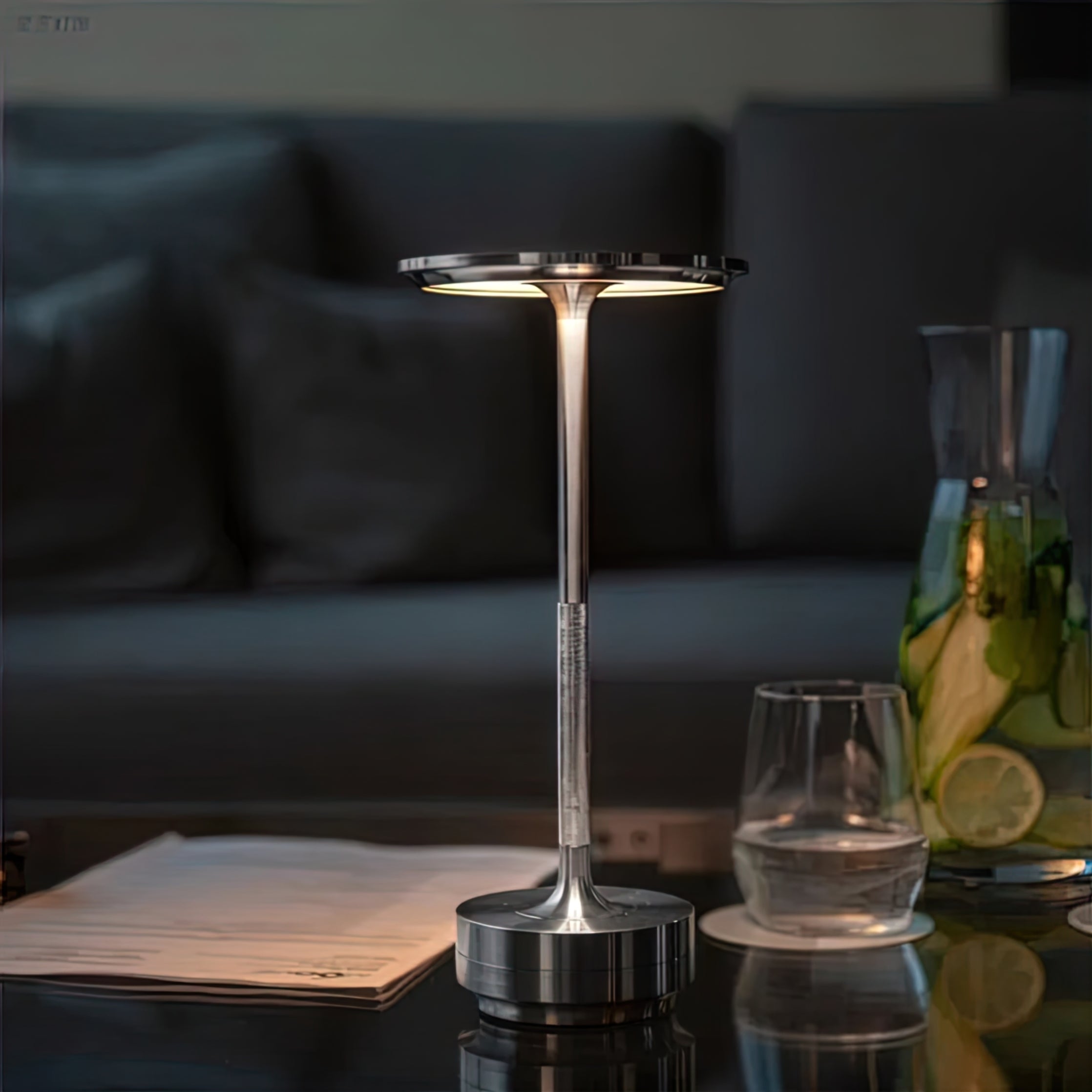 Bordslampa Trådlös / Skrivbordslampa - LED-lampa