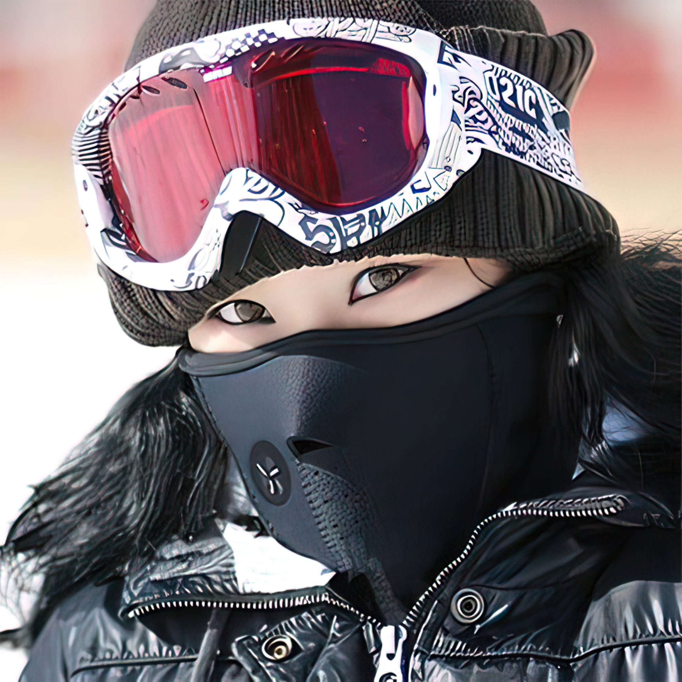 Ansiktsmask med Ventil