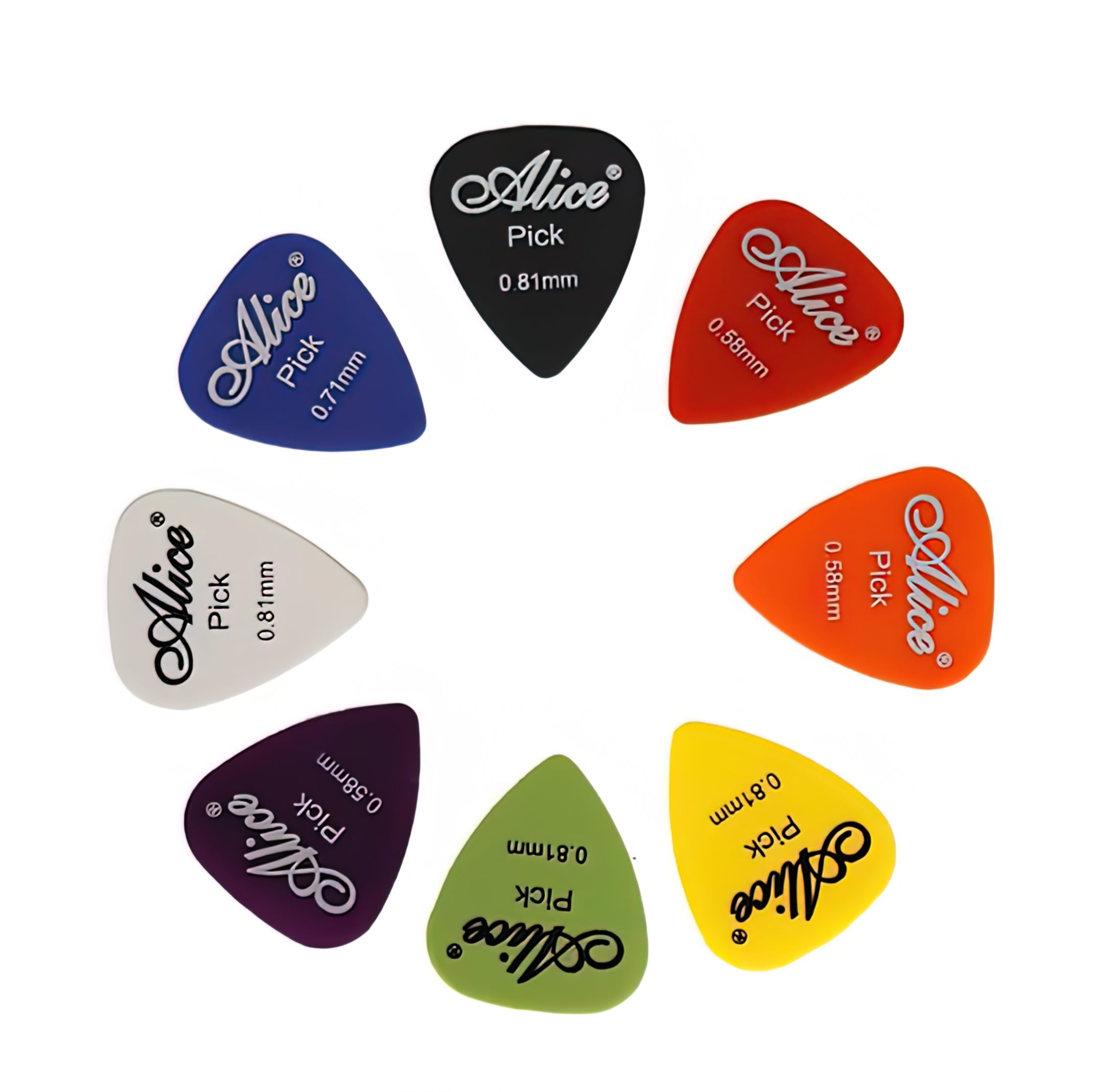 Plektrum för Elgitarr & Elbas – 10-Pack