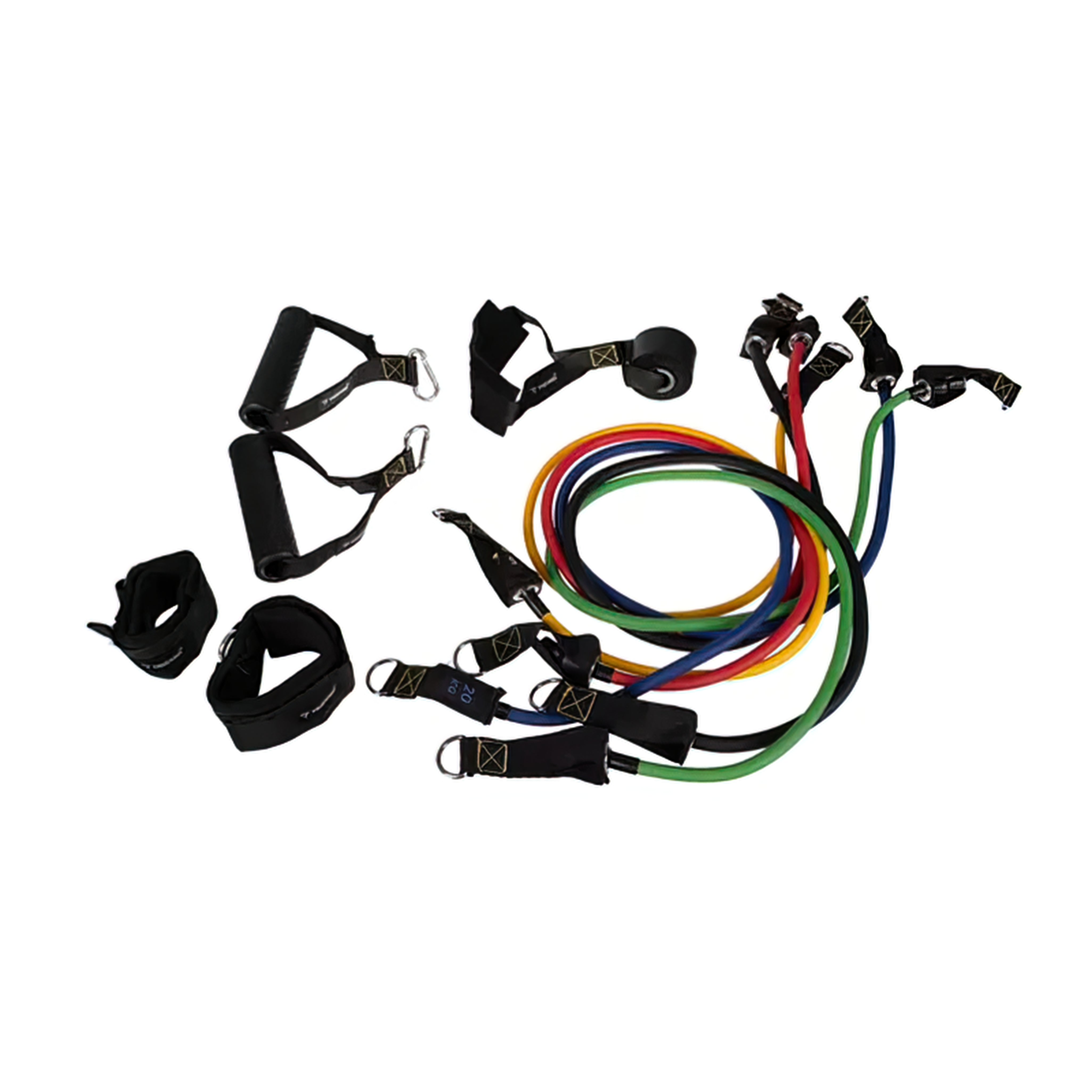 Träningsband med Motstånd - 5-Pack