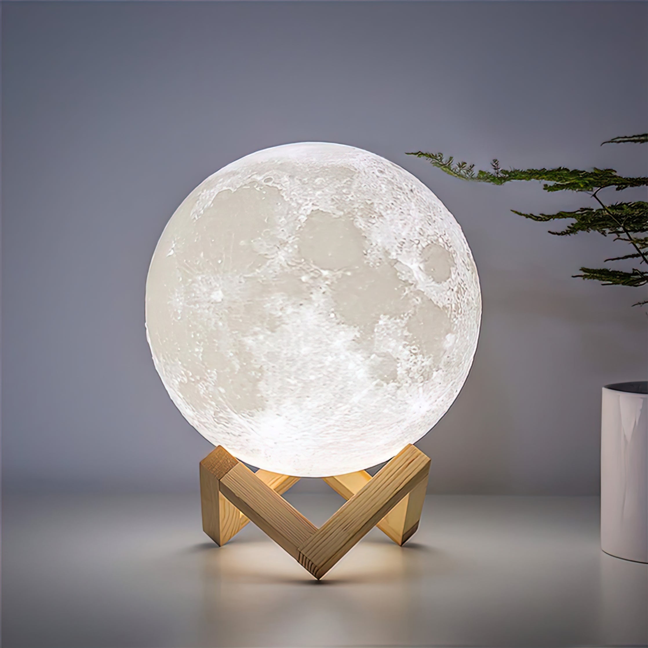 Månlampa med Justerbar Färg - 8cm