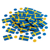 Konfetti Svenska Flaggan - Blå / Gula