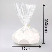 Cellofanpåsar - 24x10cm - 25-Pack