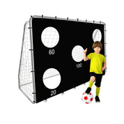 Fotbollsmål i Metall med Prickskytteduk - 240x170cm