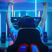 Gamingstol / Kontorsstol med Fotstöd
