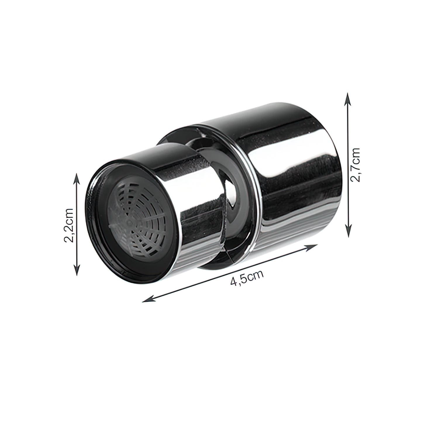 Munstycke till Kran med 360° Rotation