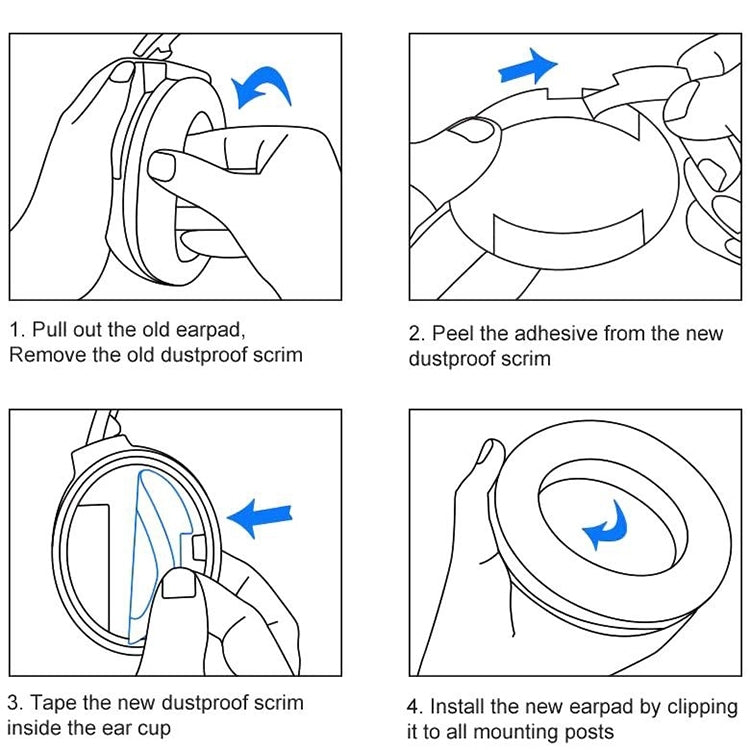 Öronkuddar kompatibla med Bose QuietComfort – QC35/QC25/QC15/AE2