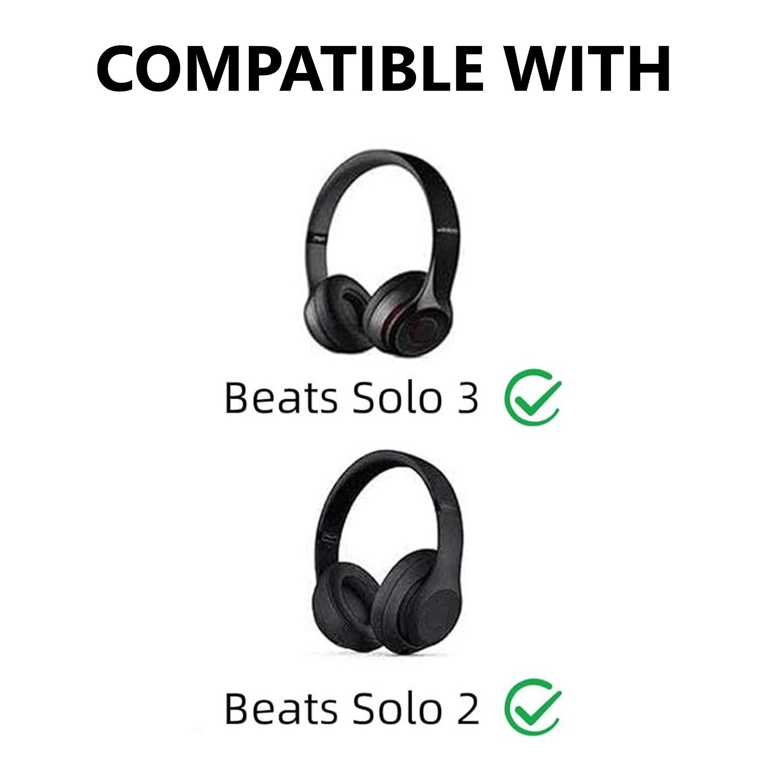 Öronkuddar till Beats Solo 2 och 3 – Ersättningskuddar