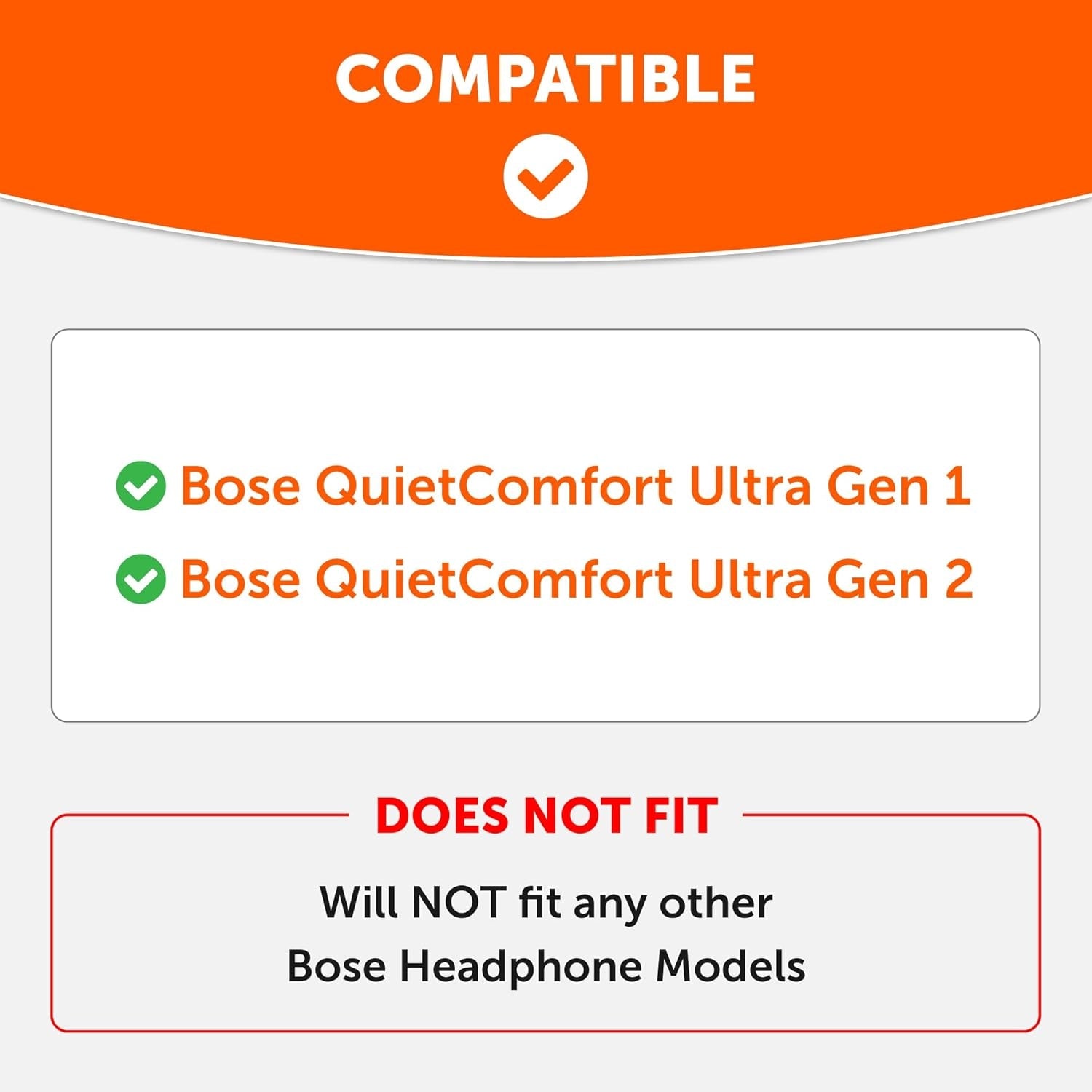 Öronkuddar till Bose QuietComfort Ultra 1 och 2 – Ersättningskuddar